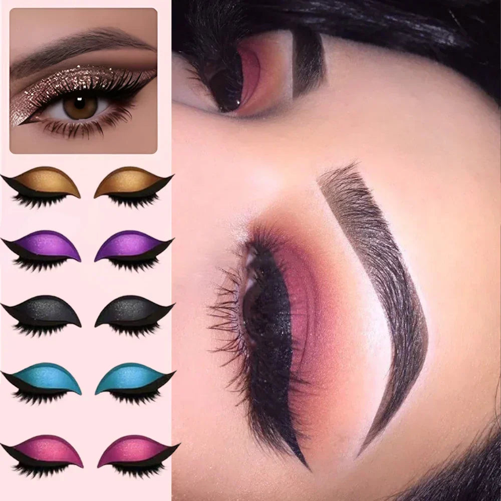 Quick Eye Makeup Stickers | Instant Glamour for Every Day | Reusable and Waterproof