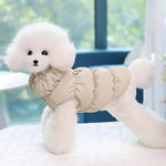 Winterjacke mit integriertem Leinenring für Hunde und Katzen