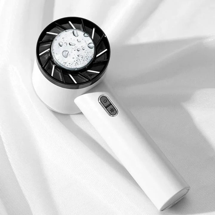 Kompakter USB-Lüfter mit Geschwindigkeitsregelung und Akku