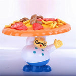 Geschicklichkeitsspiel für Kinder und Familie – Balancierendes Pizza-Spiel