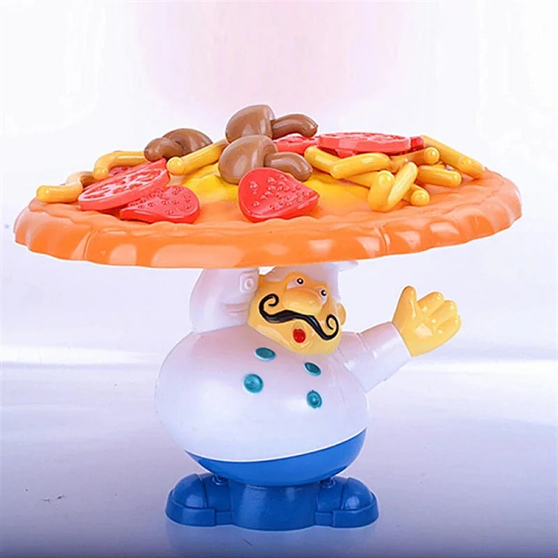 Geschicklichkeitsspiel für Kinder und Familie – Balancierendes Pizza-Spiel