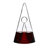 Doppelt-Pyramiden-Wasserkaraffe mit Wasserfall-Design
