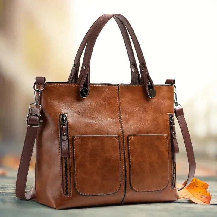 Stilvolle Ledertasche mit zeitlosem Design