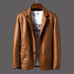Elegante Lederjacke aus echtem Leder für jeden Anlass