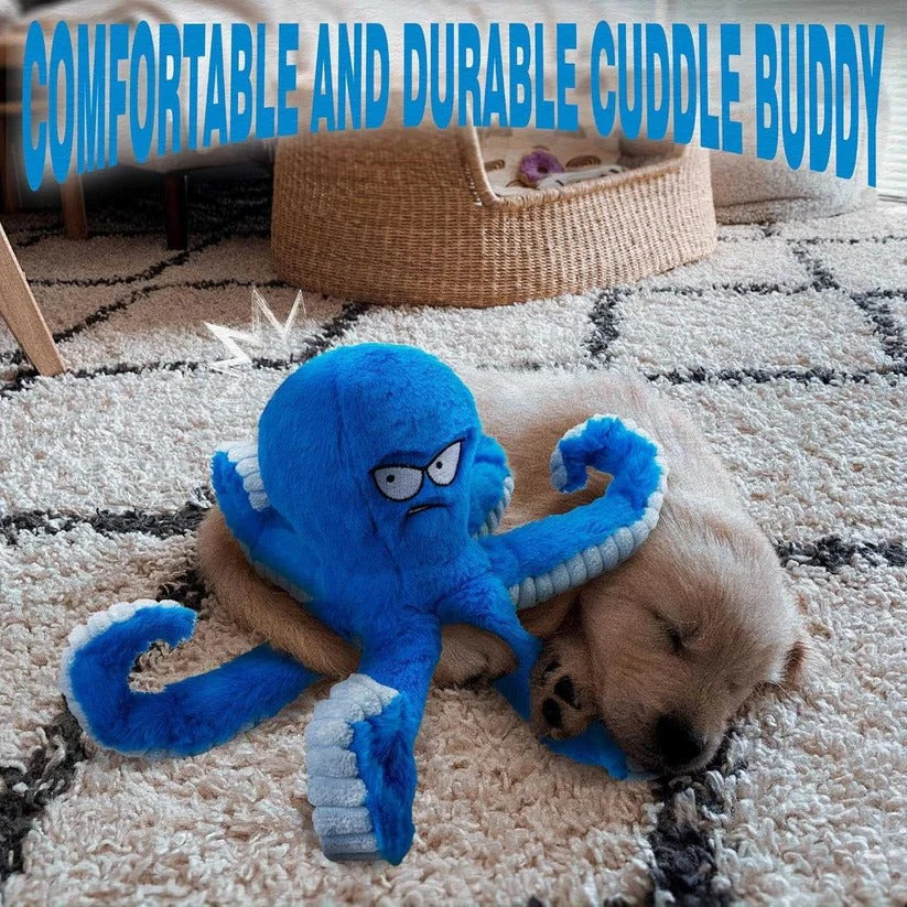 Robustes Plüschspielzeug für Hunde mit Quietscher und Knistereffekt