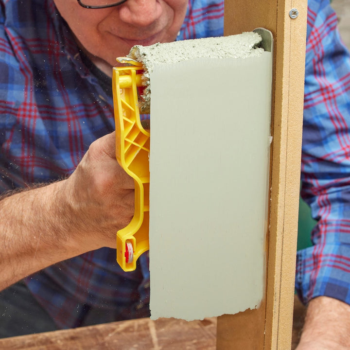 Kantenlackierroller „RandFix“ für präzise Kanten – 3 Ersatzrollen inklusive