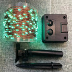 Solarbetriebene LED Lichterkette für den Garten