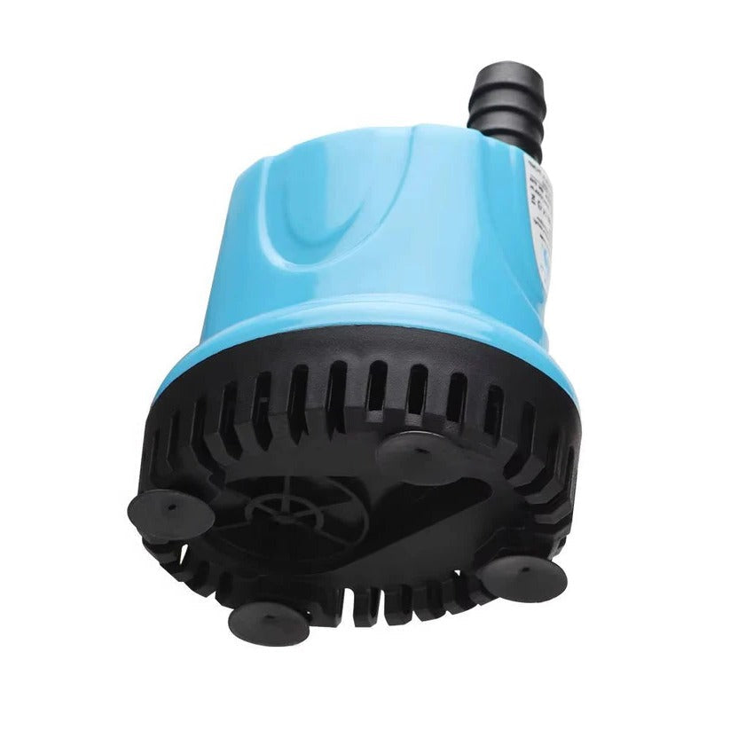 Eintauchbare Wasserpumpe für Aquarien mit integriertem Filter