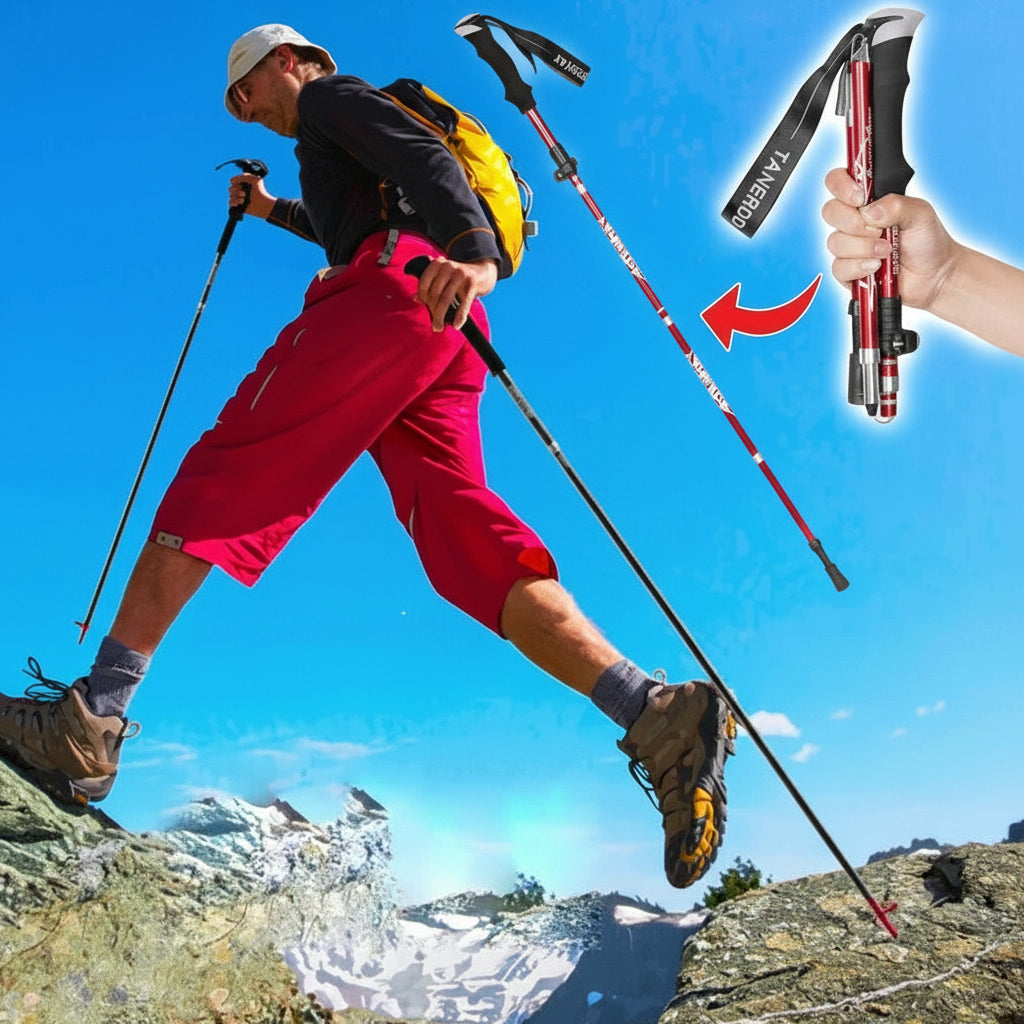Verstellbarer Trekkingstock für jede Wanderung