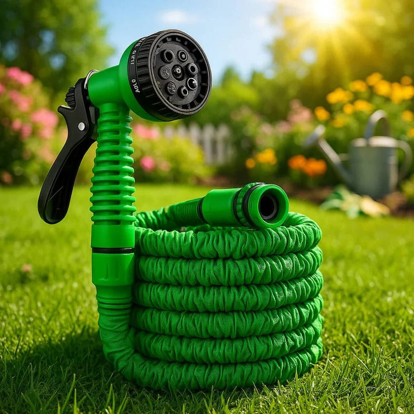 Erweiterbarer Gartenschlauch mit 10 Sprühmodi
