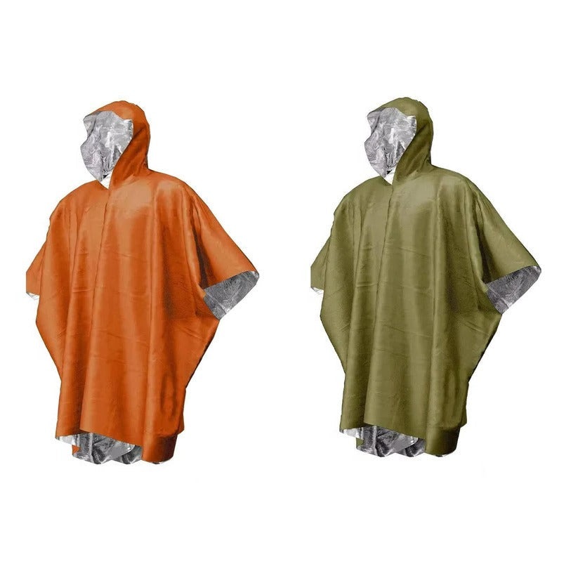 Wendbarer Regenponcho für Outdoor-Aktivitäten im 2er Set