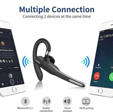 Kabelloses Bluetooth 5.1 Headset mit Dual-Mikrofon für klare Gespräche