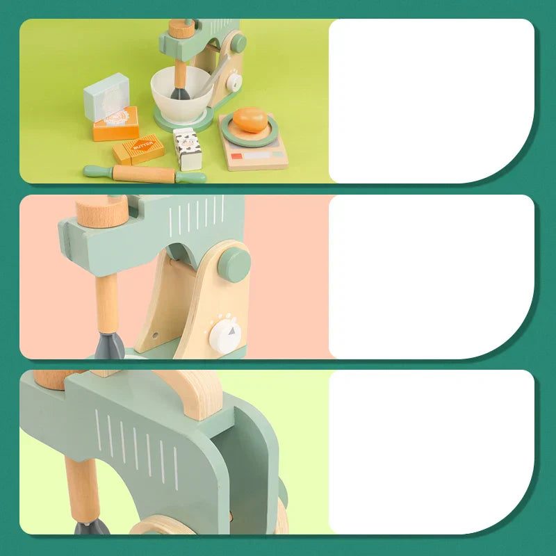 Küchenspielzeug Set mit Mixer und Zubehör – Mini Küchenhelfer