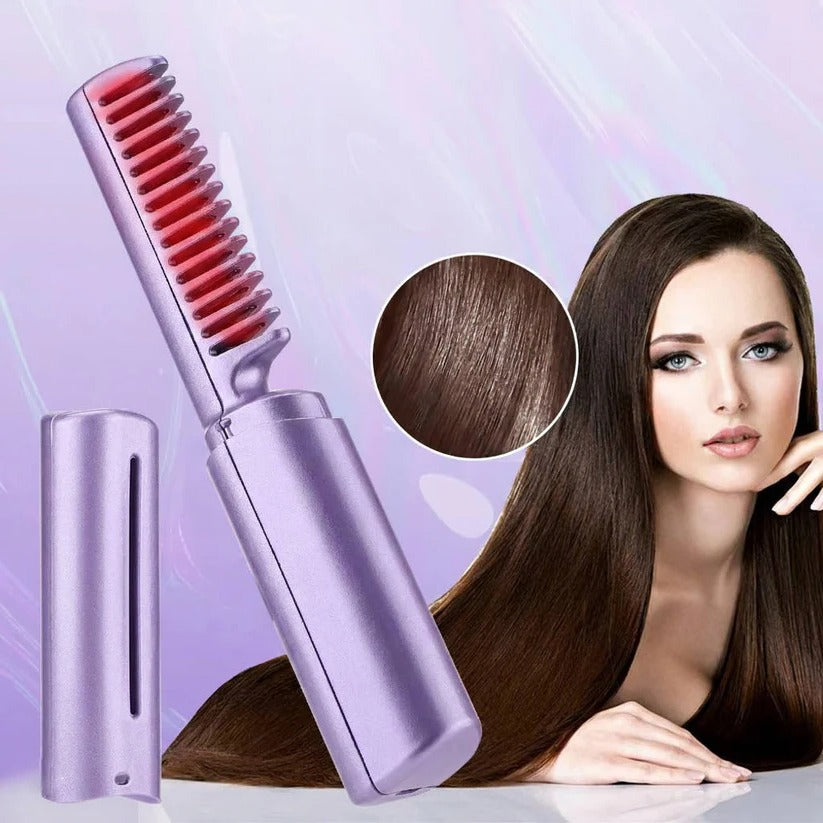 Kabelloser Keramischer Haarglätter mit Frizz-Kontrolle
