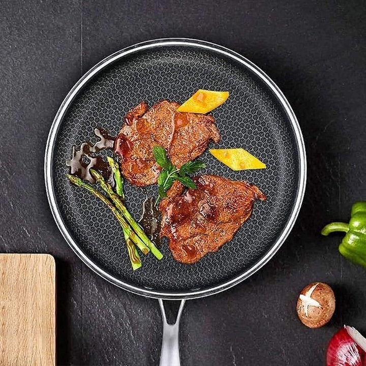 Antihaft-Bratpfanne aus Edelstahl