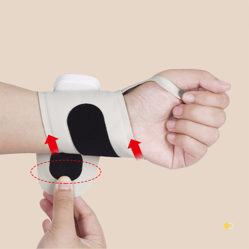 Handgelenk-Massagegerät | Individuell einstellbare Intensität | Atmungsaktive Unterstützung
