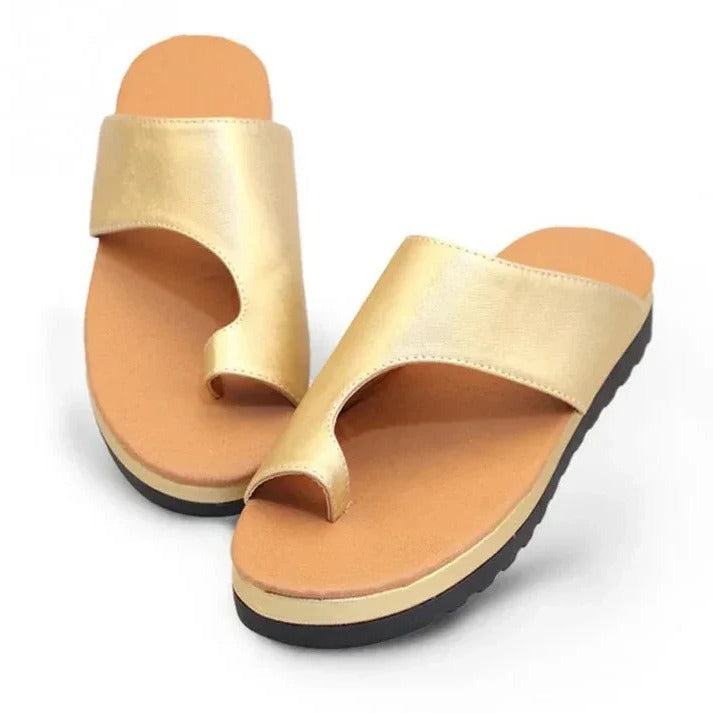 Damen-Sandalen mit Dickem Plateau und Verstellbarem Zehenriemen
