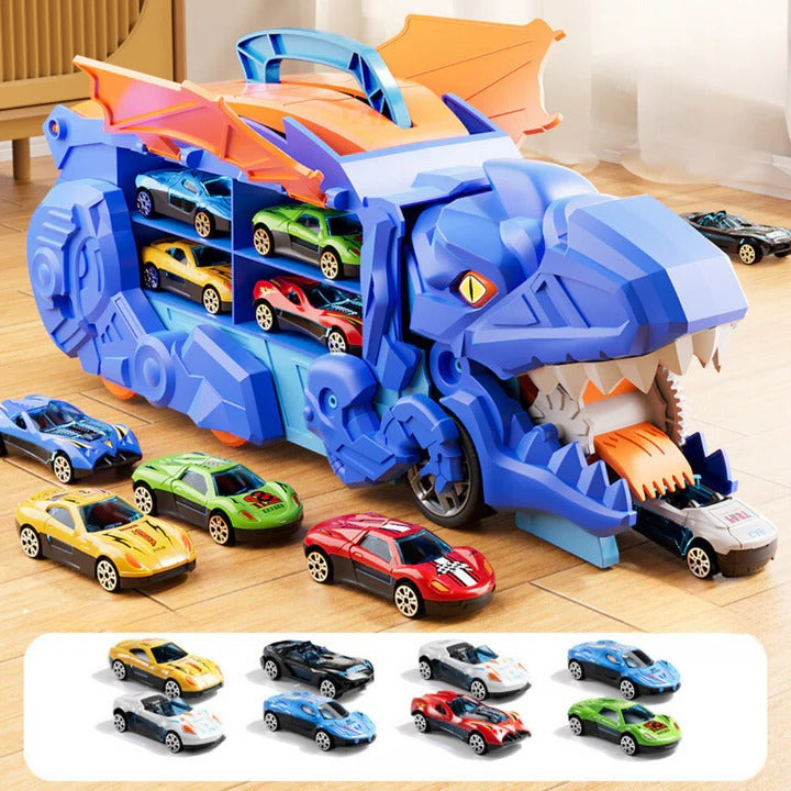 Dinosaurier-Lkw für Kinder mit Rückziehmotor