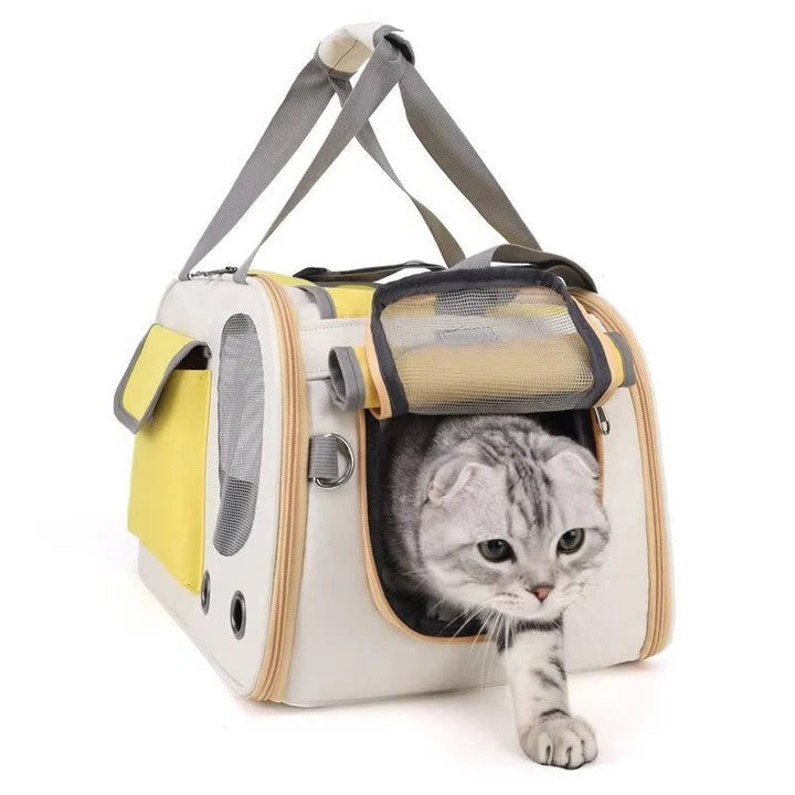 Transporttasche für Katzen und kleine Hunde - Komfortabel Reisen