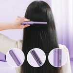 Kabellose Keramik-Haarbürste mit Frizz-Kontrolle für glattes Haar