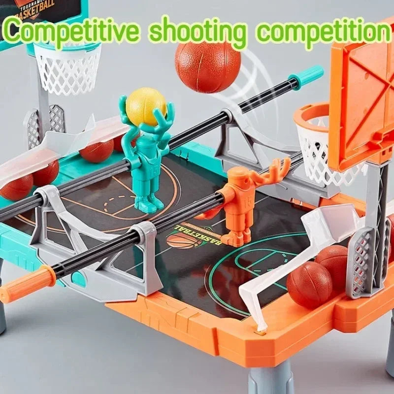 Interaktives Basketballspiel für den Tisch mit Wurfmechanismus
