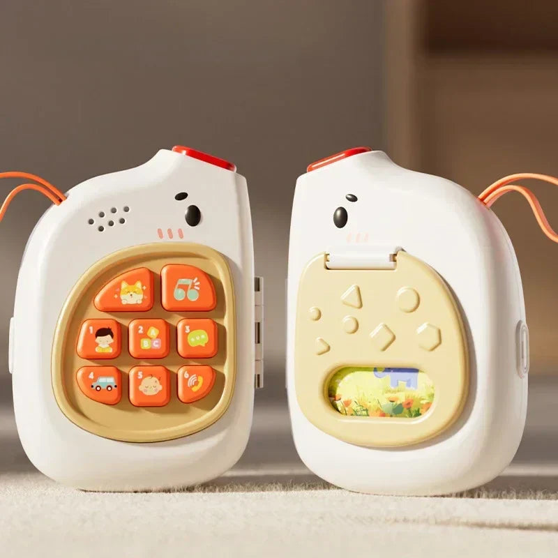Interaktives Lernspieltelefon für Kinder – Montessori-Spielzeug mit Musik und Geräuschen