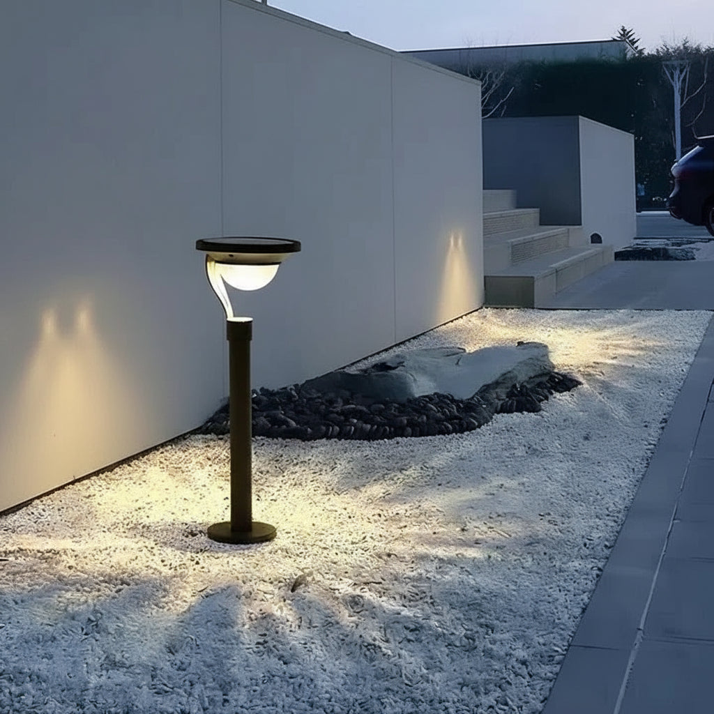 Solarbetriebene LED-Außenlampe mit Bewegungsmelder