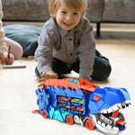 Dino-Abenteuer-Lkw für Kinder mit Zurückziehmechanismus