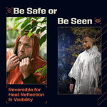 Wendbarer Regenponcho für Outdoor-Aktivitäten im 2er Set
