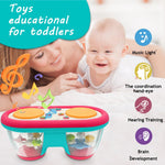 Baby-Trommelset mit Licht und Musik – Rhythmus-Spielzeug