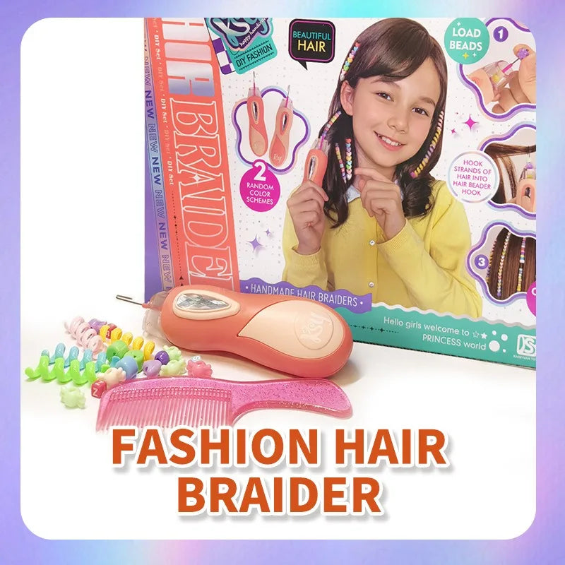 Haarflechtmaschine für Kinder – DIY-Set mit Perlen und Zubehör