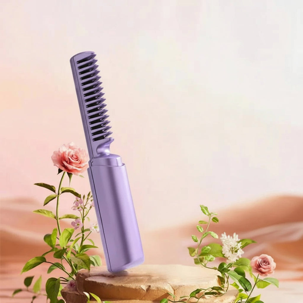 Kabelloser Keramischer Haarglätter mit Frizz-Kontrolle