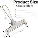 Vielseitiges Edelstahl-Set für Käse und Butter