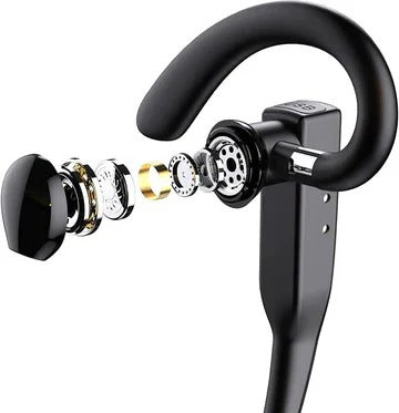 Kabelloses Bluetooth 5.1 Headset mit Dual-Mikrofon für klare Gespräche