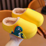 Lustige Hausschuhe mit Dino- und Hasenmotiven – Kinder, wasserdicht