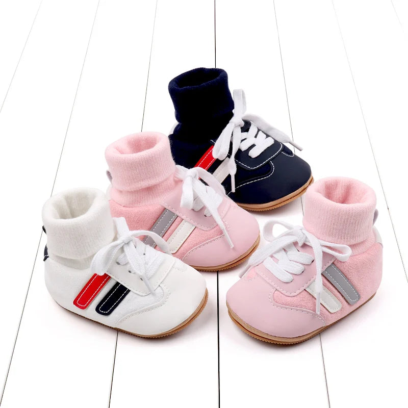 Warme Babysneaker mit weicher Sohle – Rutschfeste Kinderschuhe