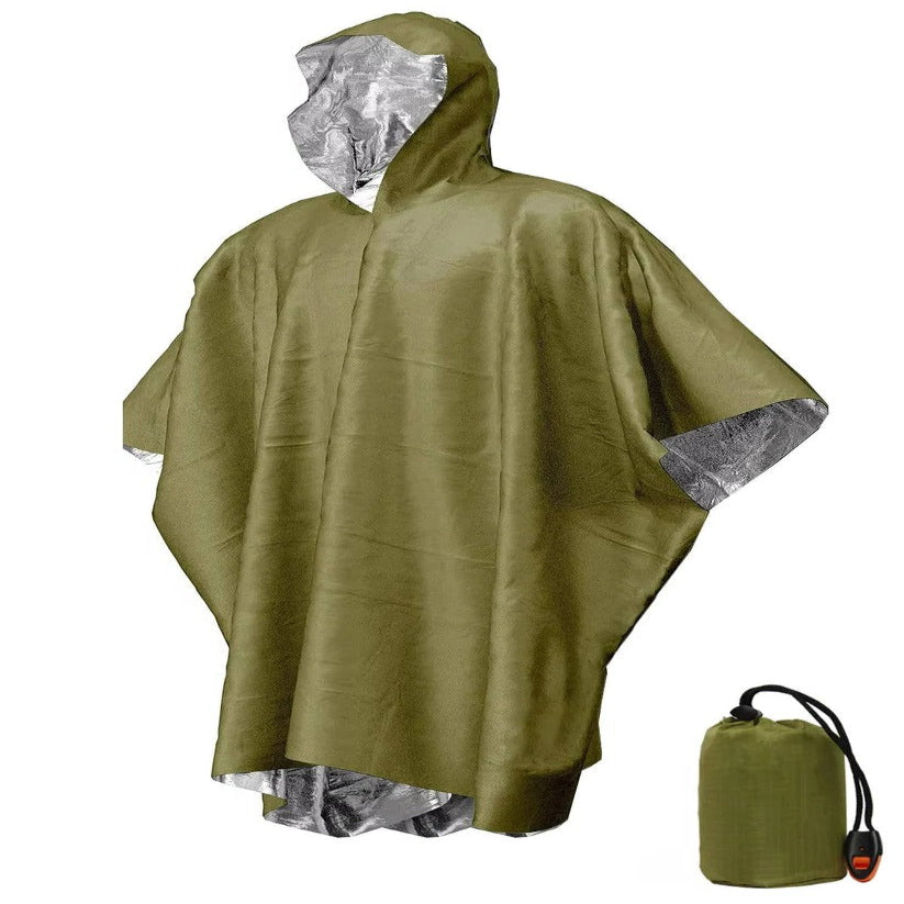 Wendbarer Regenponcho für Outdoor-Aktivitäten im 2er Set
