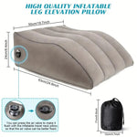 Aufblasbares Beinpillow mit Höhenverstellung und Stauraum