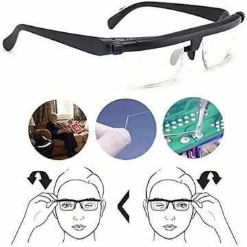 Verstellbare Lesebrille für klare Sicht in jeder Entfernung