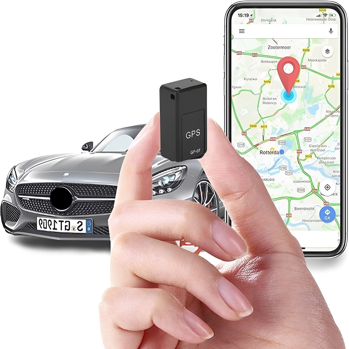 Kompakter GPS-Tracker für präzise Standortbestimmung weltweit