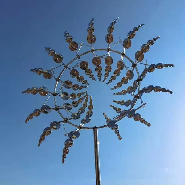 Metallgarten-Windmühle