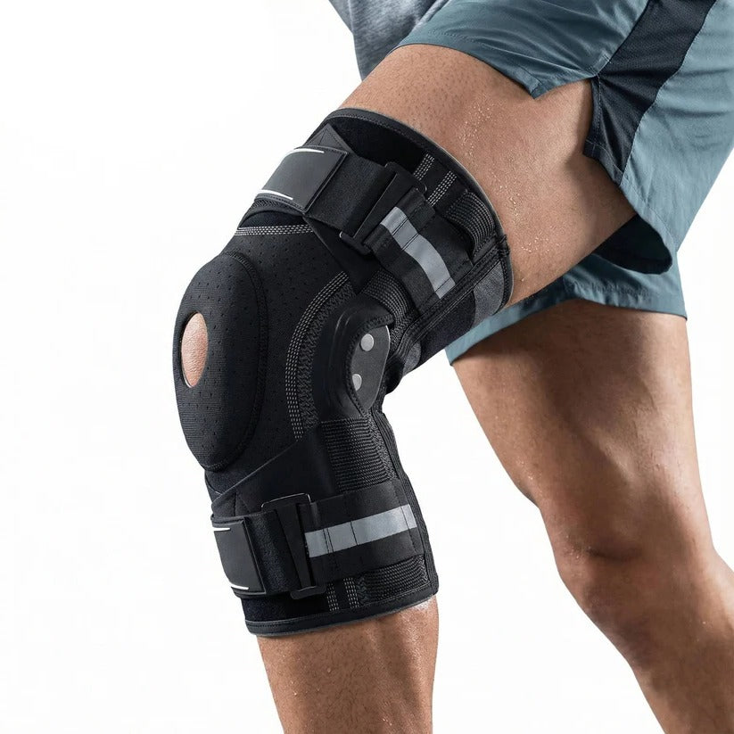 Knieschoner mit seitlichen Stabilisatoren für Sport und Alltag
