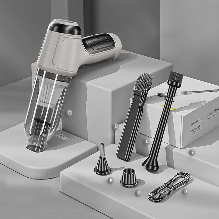 Kabelloser Auto-Staubsauger mit hoher Saugkraft