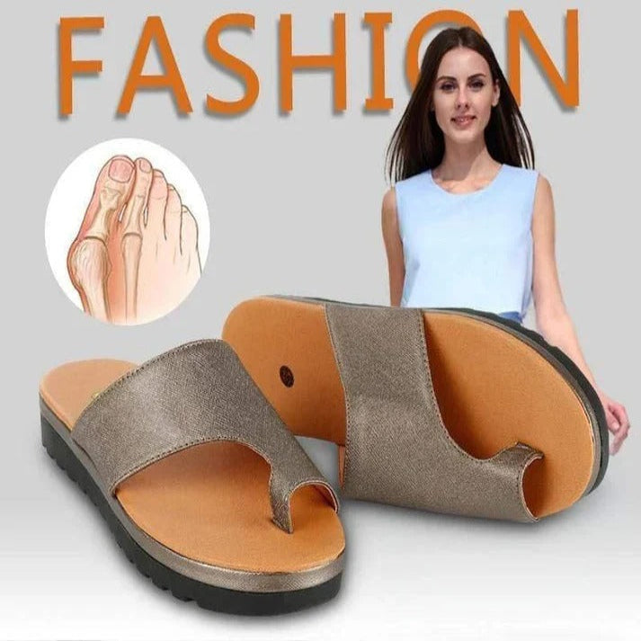 Damen-Sandalen mit Dickem Plateau und Verstellbarem Zehenriemen