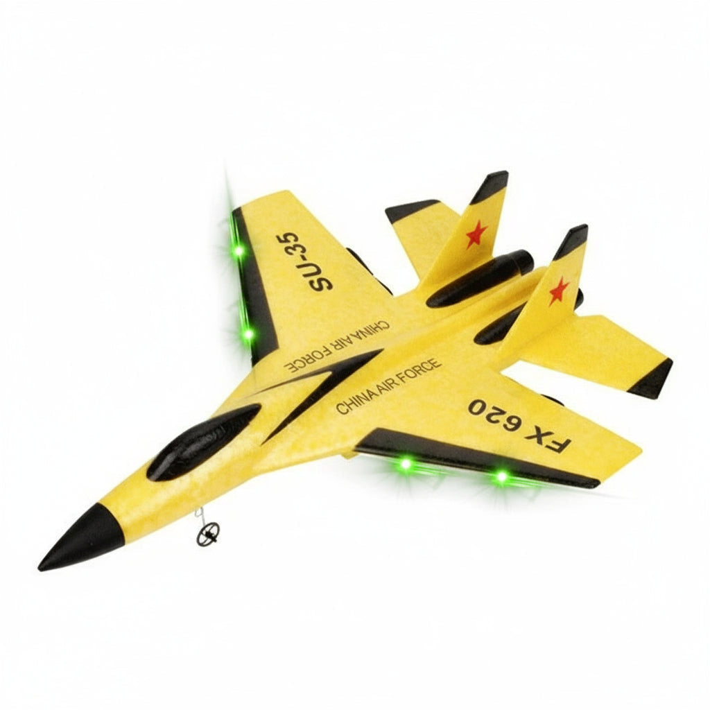 Fernsteuerbares Modellflugzeug XJ35 mit LED-Beleuchtung