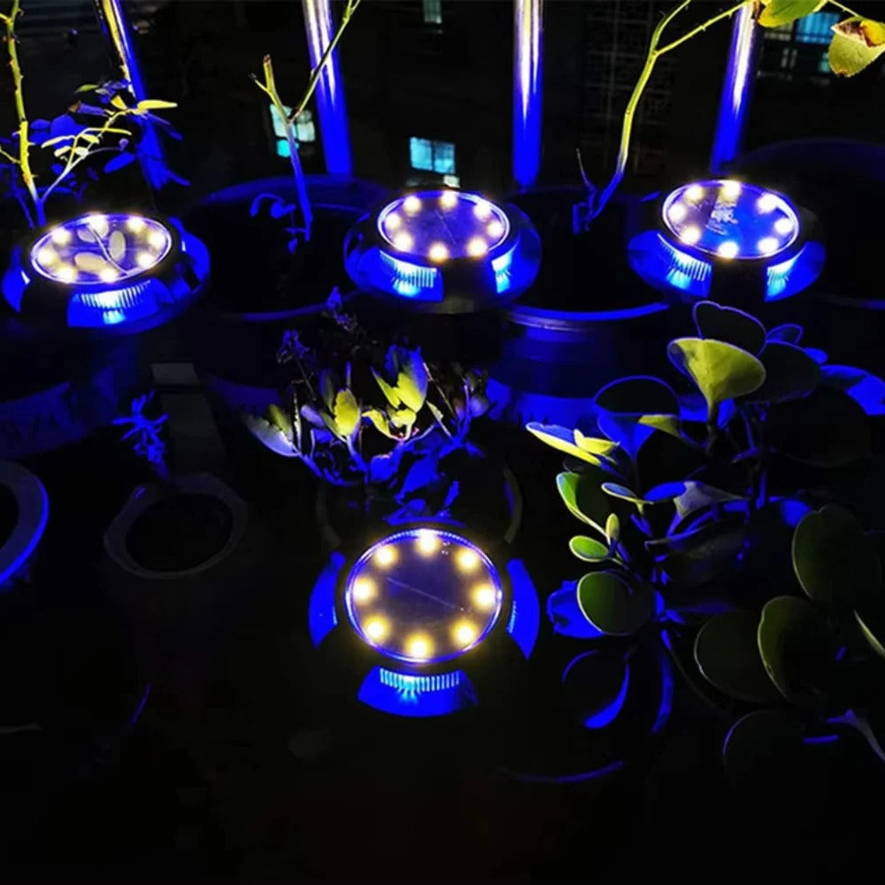 Solarbetriebene LED Bodenleuchten mit modernem Design