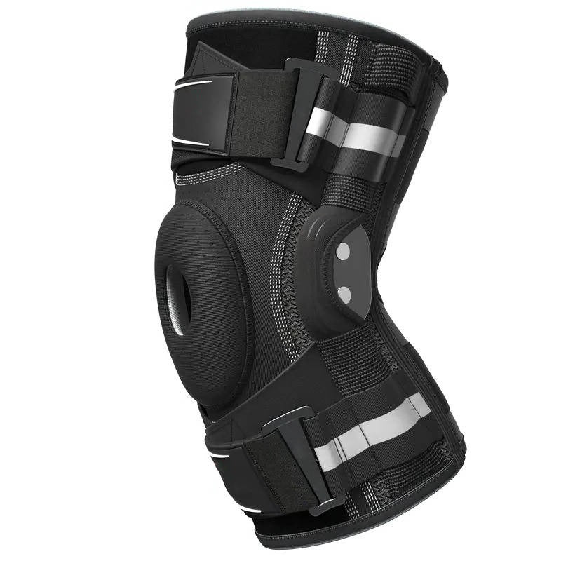 Kniebandage mit seitlichen Stabilatoren für Sport und Fitness