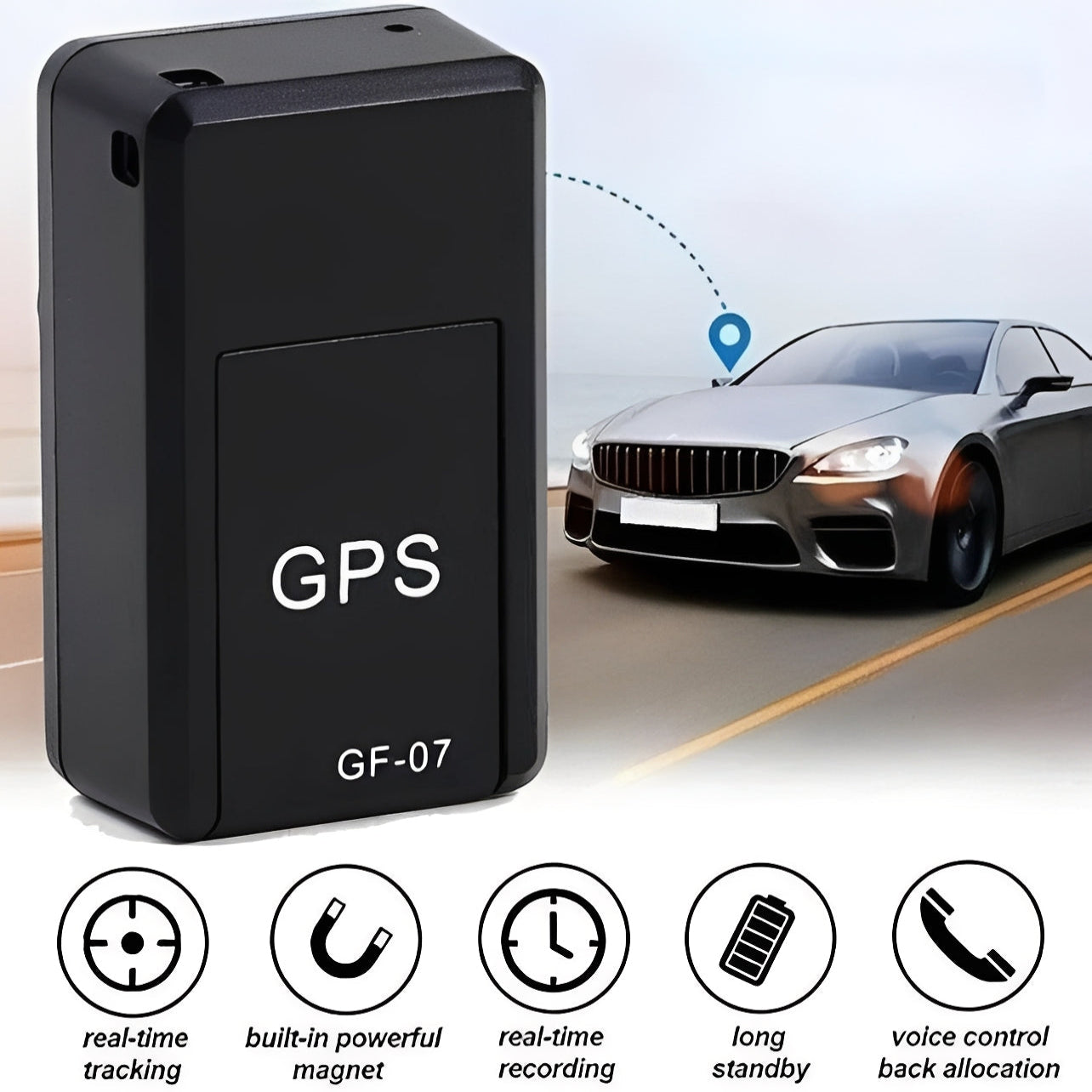 Kompakter GPS-Tracker für präzise Standortbestimmung weltweit