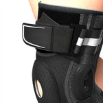 Kniebandage mit seitlichen Stabilatoren für Sport und Fitness