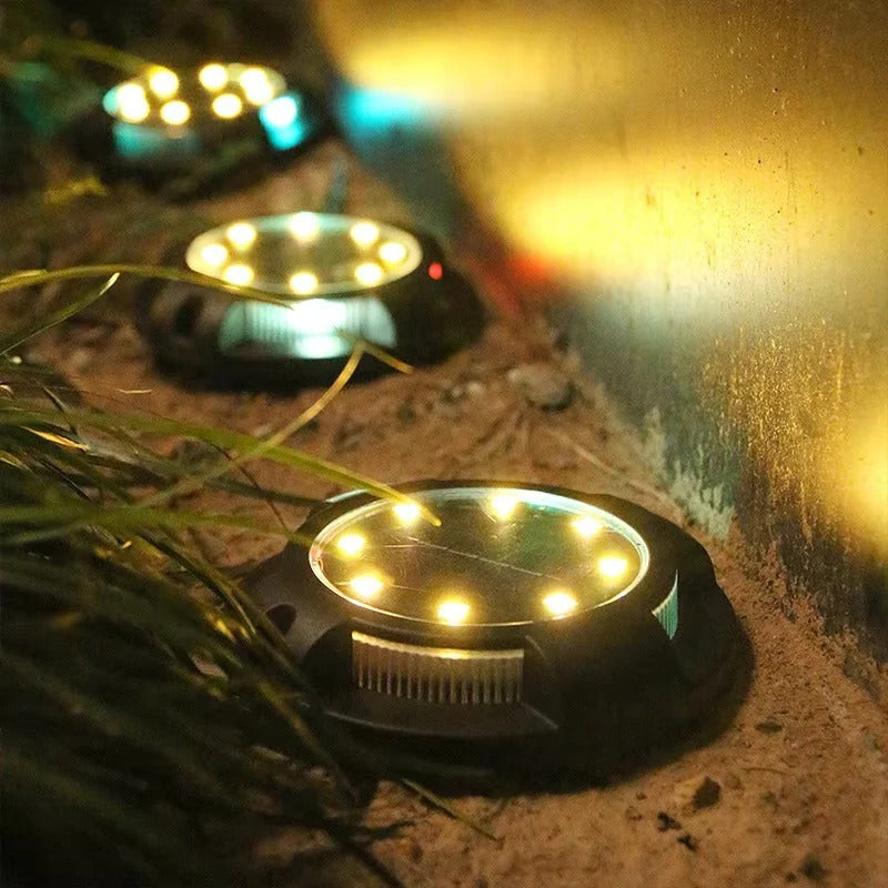 Solarbetriebene LED Bodenleuchten mit modernem Design